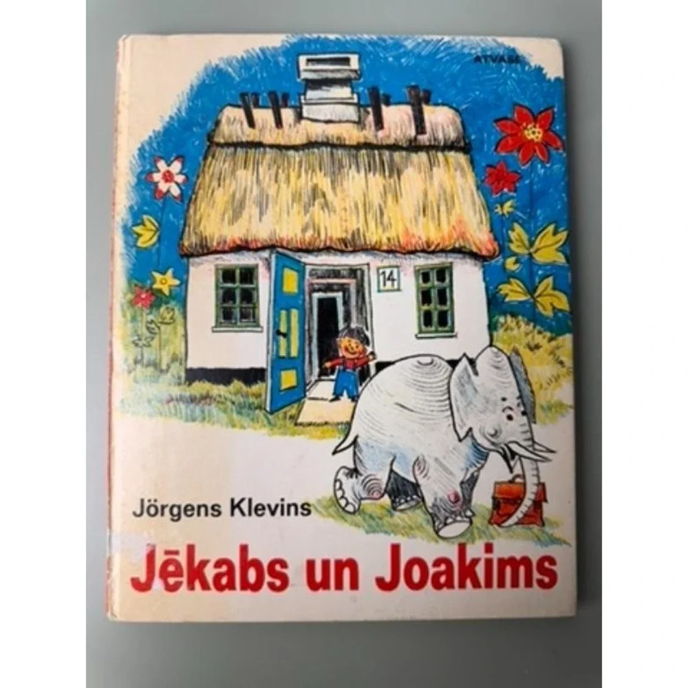 Vintage‎ Latvian Childrens Book Jacob Joachim Illustrated Nursery Decor